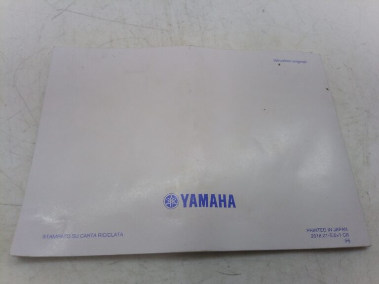 Yamaha tracer mt9 850 18 libretto uso manutenzione b5c28199h0