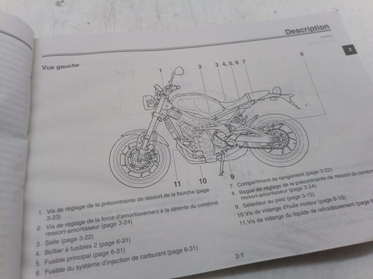 Yamaha xsr 850 900 15 libretto uso e manutenzione b9028199f0 Francia