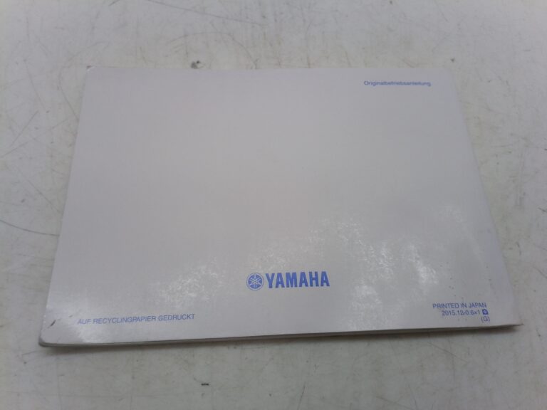 Yamaha xsr 850 900 15 libretto uso e manutenzione b9028199g0 Germania