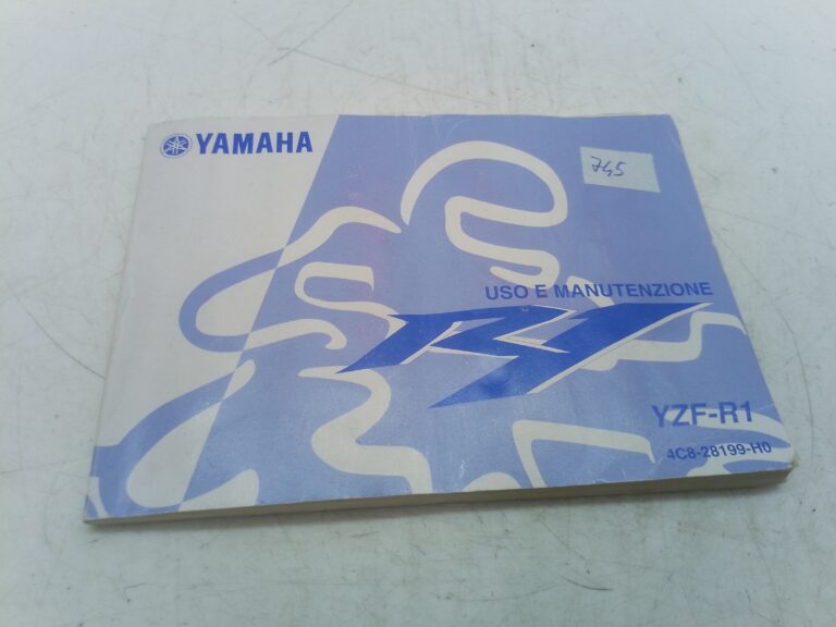 Yamaha R1 06 libretto uso e manutenzione 4c828199h0