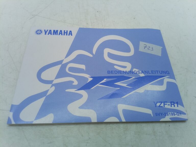 Yamaha R1 04 libretto uso e manutenzione 5vy28199g1 Germania