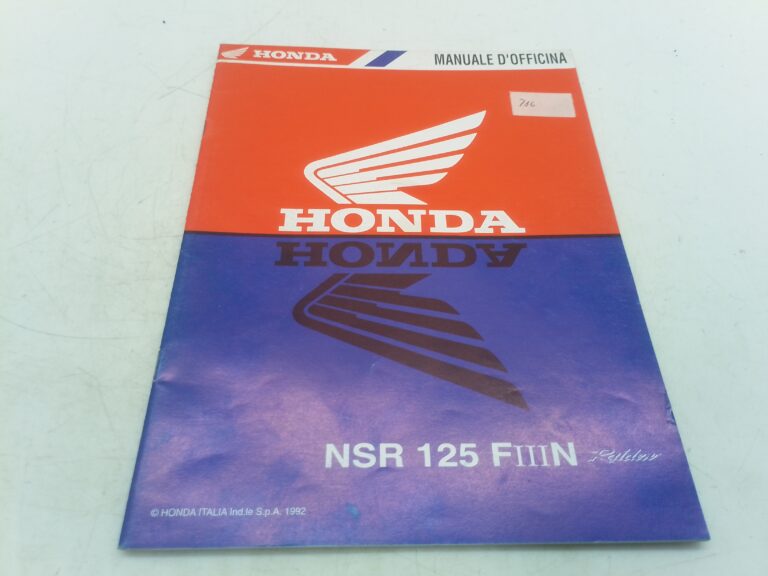 Honda NSR 125 f 92 manuale d'officina supplemento 69ksb0it