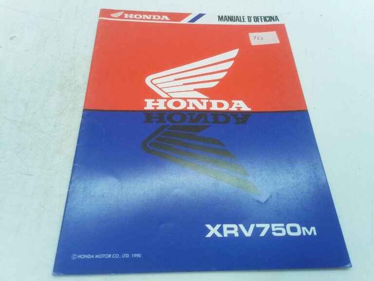 Honda xrv 750 m 90 manuale d'officina supplemento 69mv100z