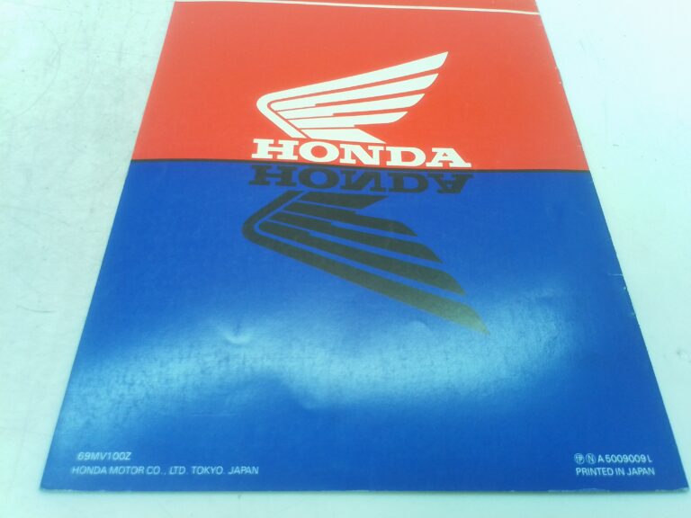 Honda xrv 750 m 90 manuale d'officina supplemento 69mv100z