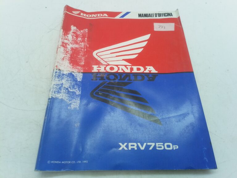 Honda xrv 750 p 92 manuale d'officina 69my100