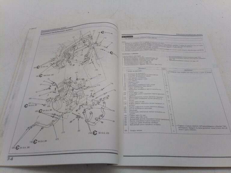 Honda xrv 750 p 92 manuale d'officina 69my100