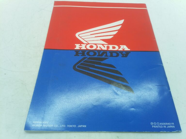 Honda CBR 900 RR 94 manuale d'officina supplemento 69mw000z