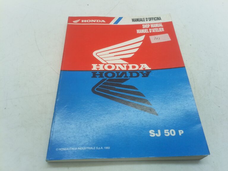 Honda SJ 50 p 93 manuale d'officina 67gava10