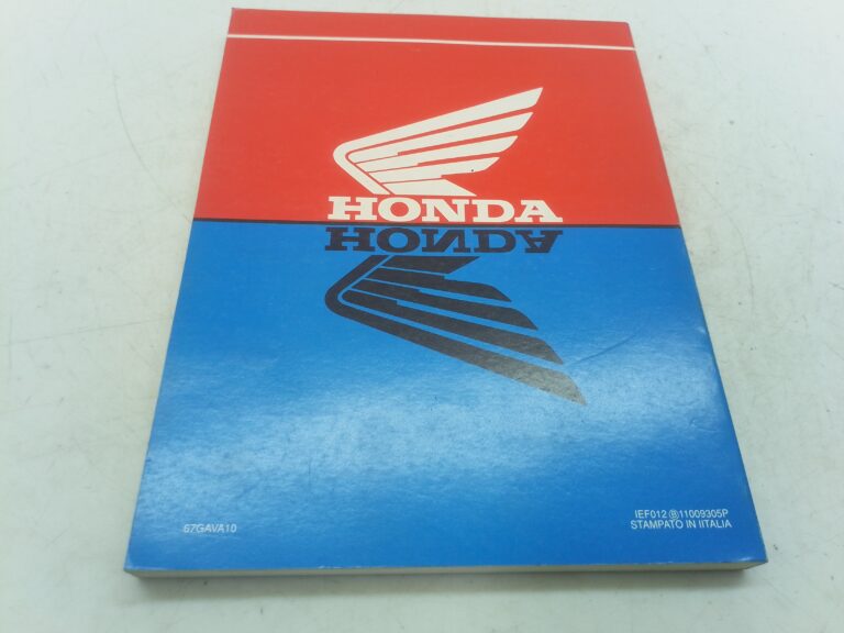 Honda SJ 50 p 93 manuale d'officina 67gava10