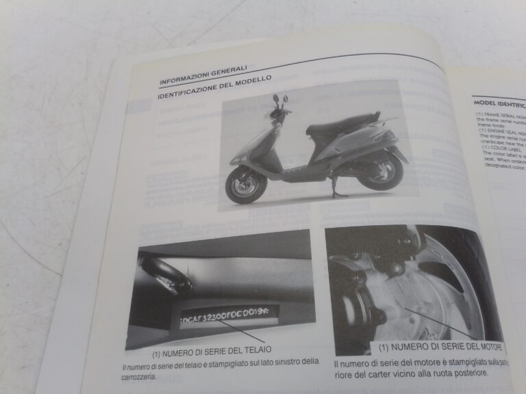 Honda SJ 50 p 93 manuale d'officina 67gava10