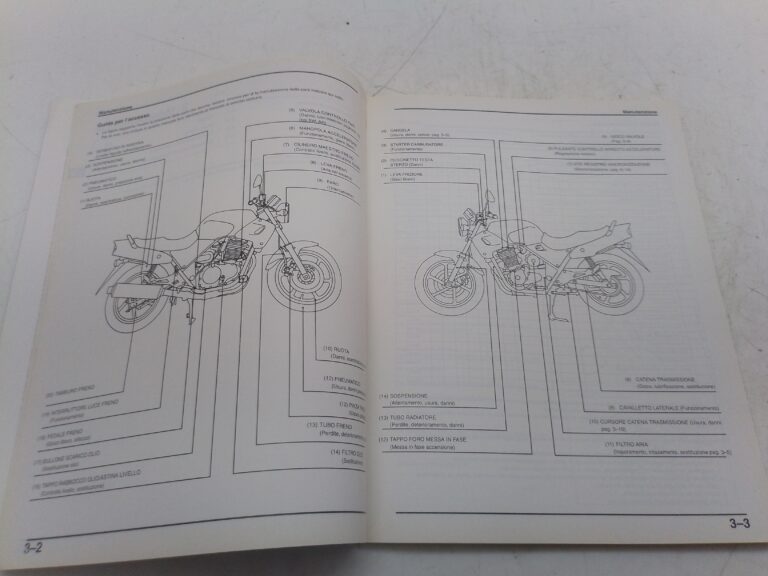 Honda cb500r 93 manuale d'officina 69my500