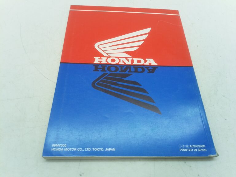 Honda cb500r 93 manuale d'officina 69my500