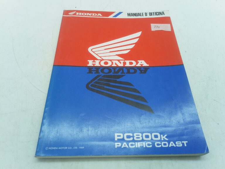 Honda PC 800 k pacific coast 89 manuale d'officina 69mr500