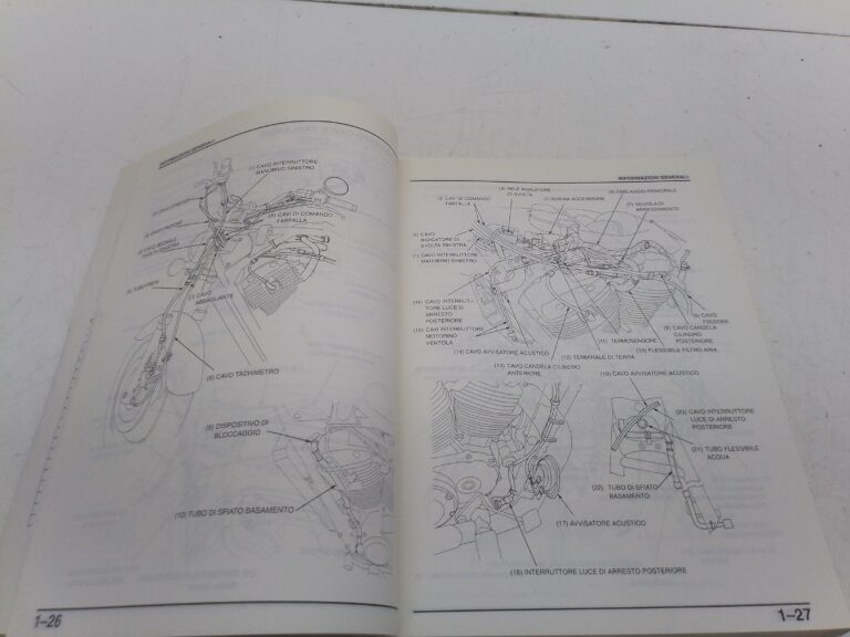 Honda VT 1100 c2s 95 manuale d'officina 69mah00
