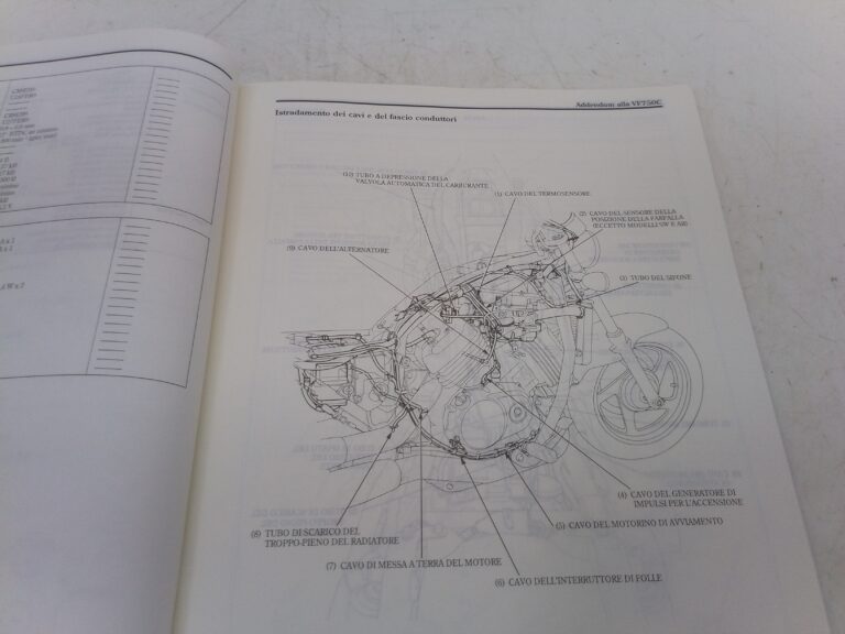 Honda VF 750 CT 95 manuale d'officina supplemento 69mz500y
