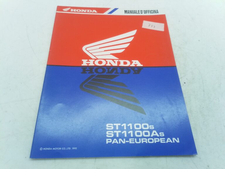 Honda st 1100 s as pan European 95 Manuale d'officina supplemento 69my300z