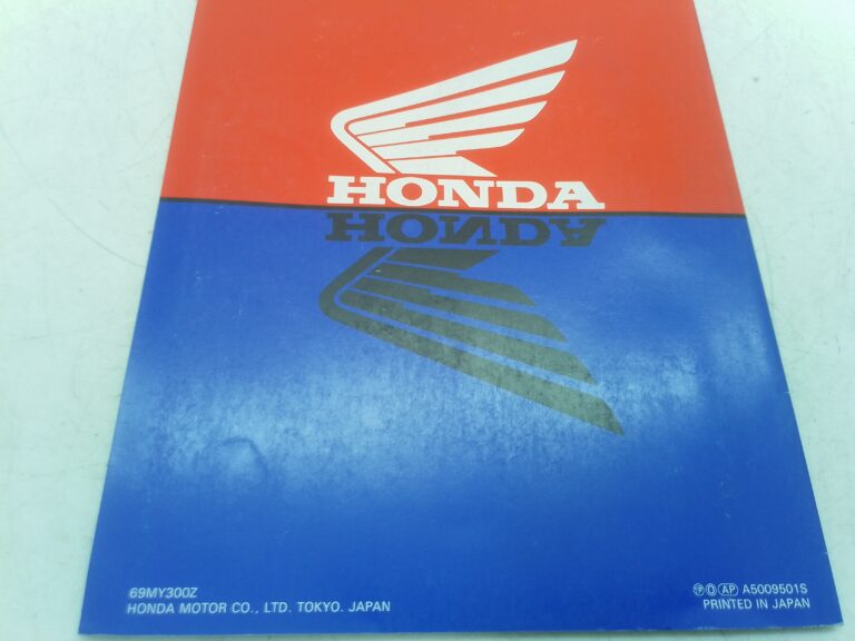 Honda st 1100 s as pan European 95 Manuale d'officina supplemento 69my300z