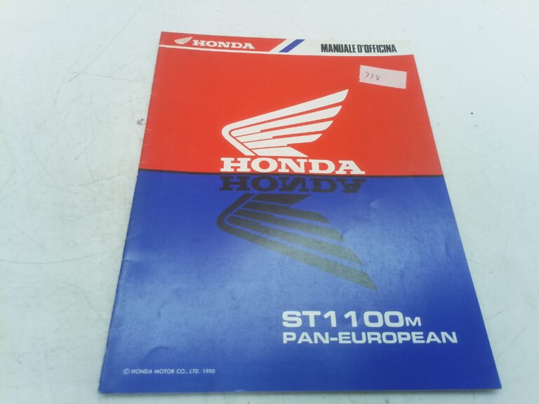 Honda st 1100 m pan European 90 Manuale d'officina supplemento 69mt300z