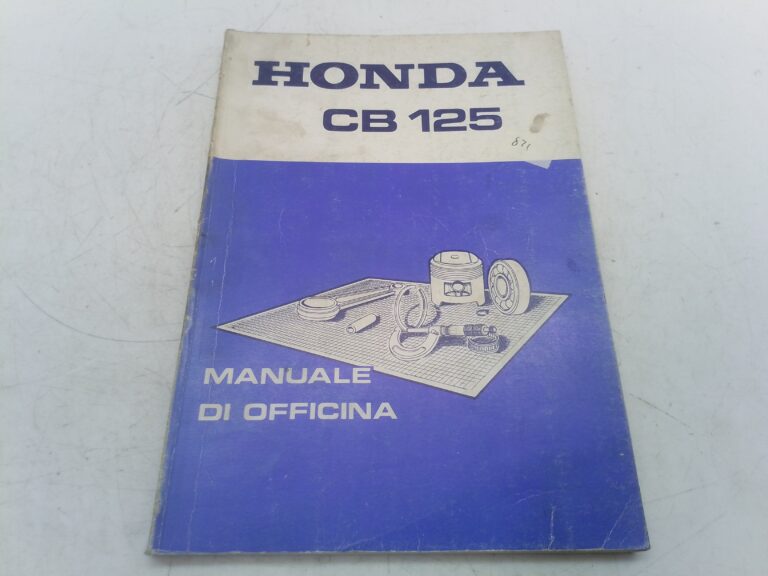 Honda CB 125 manuale d'officina 6638301