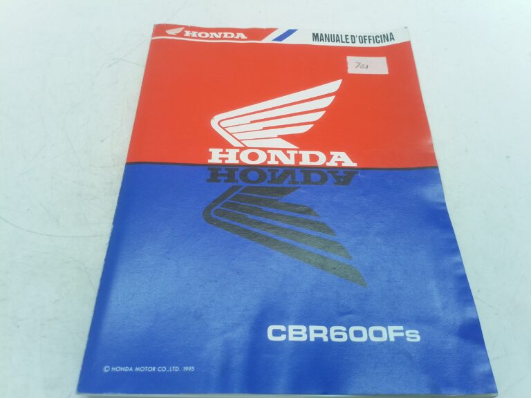 Honda CBR 600 f s 95 manuale d'officina 69mal00