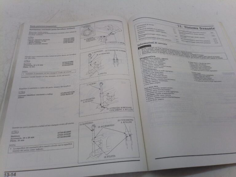 Honda CBR 600 f m 90 manuale d'officina 69mv900