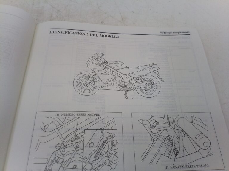 Honda VFR 750 F m 90 manuale d'officina supplemento 69mt400z