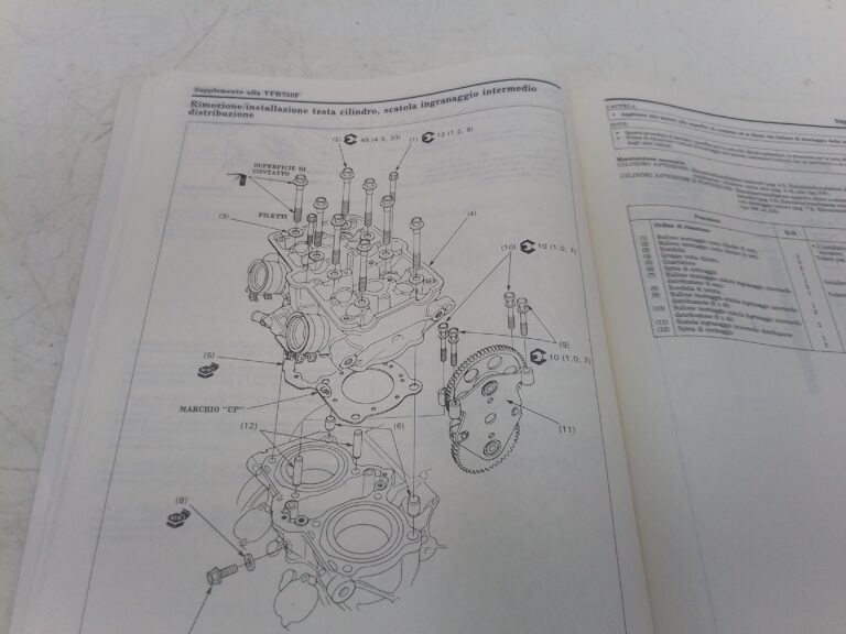 Honda VFR 750 F n 91 manuale d'officina supplemento 69mt400y