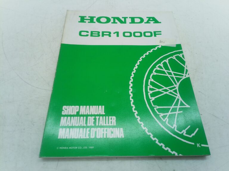 CBR 1000 F 89 manuale d'officina 67mm530z