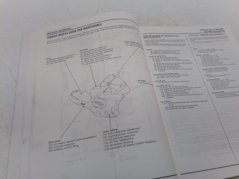 CBR 1000 F 89 manuale d'officina 67mm530z