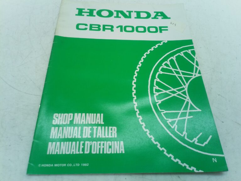 Honda CBR 1000 F 92 manuale d'officina supplemento 67mm530x