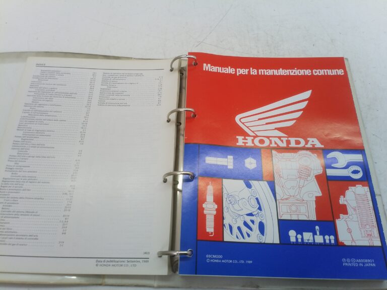 Honda manuale per la manutenzione comune 89 69cm000z 69cm200 69cm000