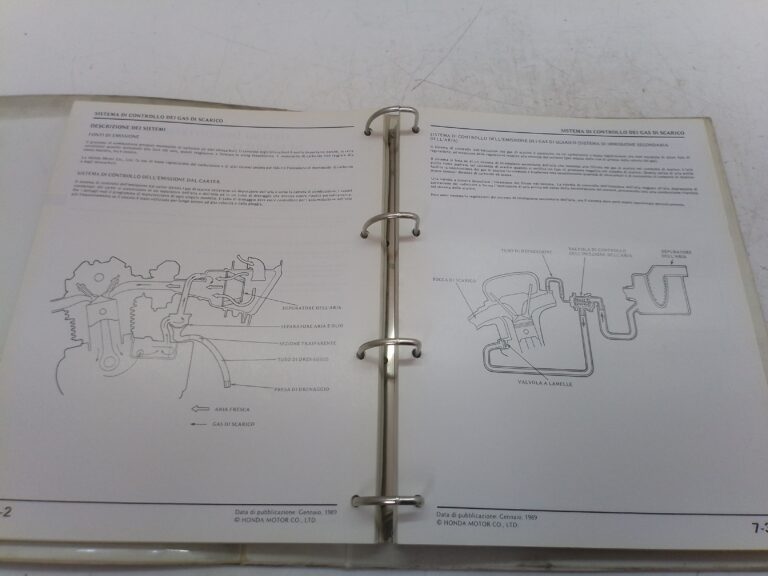 Honda manuale per la manutenzione comune 89 69cm000z 69cm200 69cm000