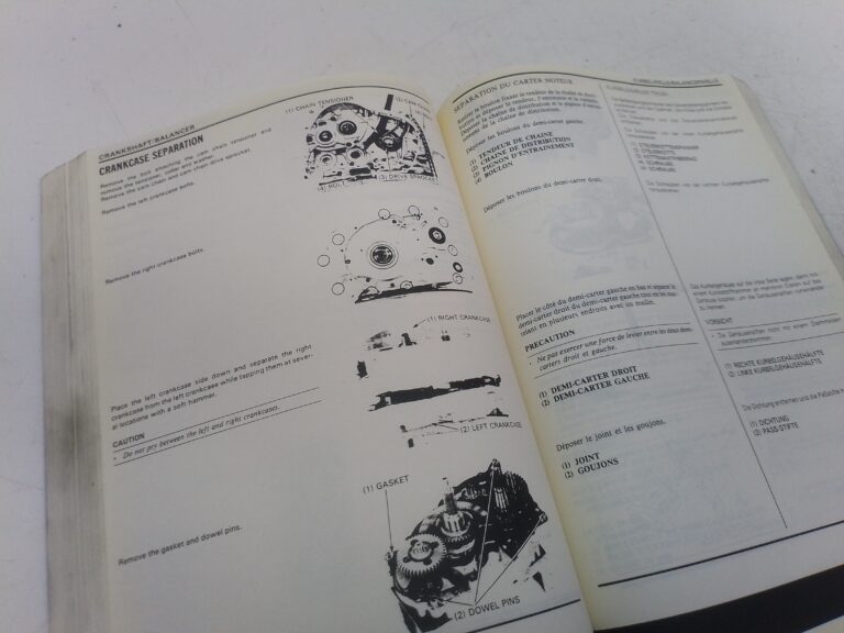 Honda XR 600 88 89 manuale d'officina francese tedesco