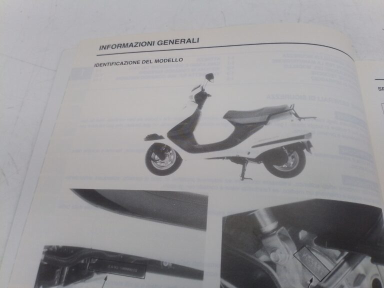 Honda CH 125 spacy 92 manuale d'officina 69kv80it