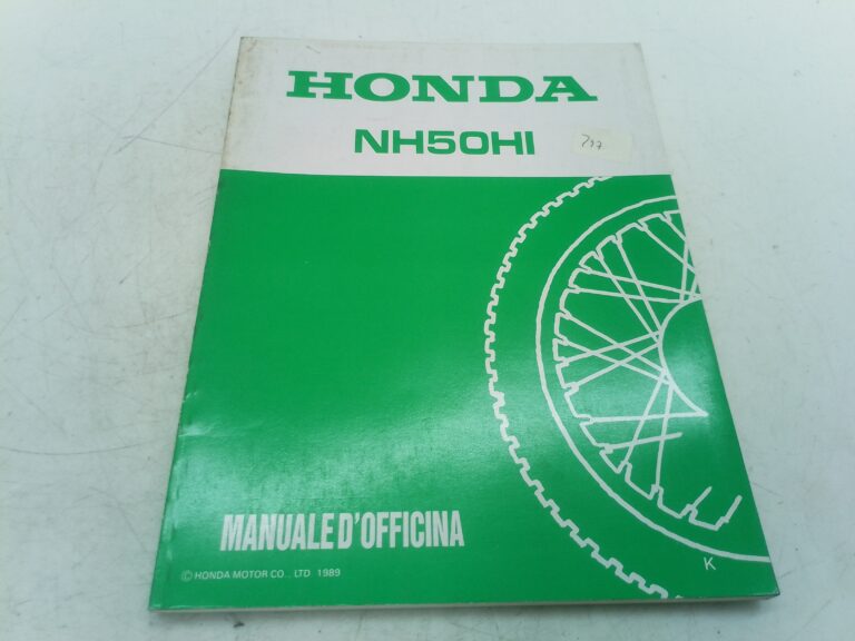 Honda NH 50 hi 89 manuale d'officina 69gy900