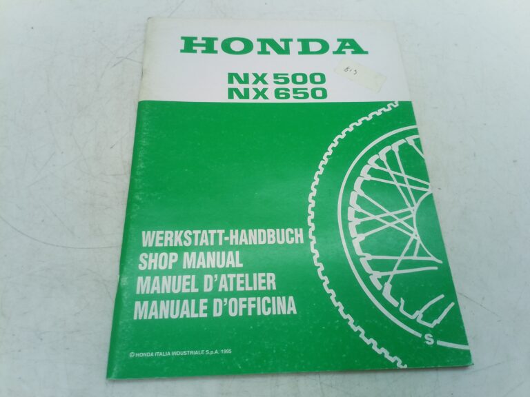 Honda nx 500 650 95 manuale d'officina supplemento 67manot