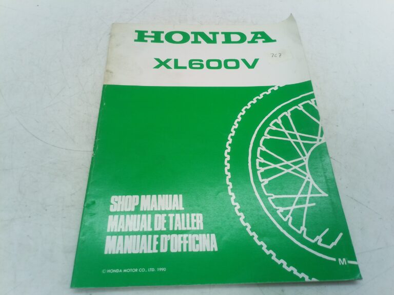 Honda XL 600 v 90 manuale d'officina supplemento 67mm930y