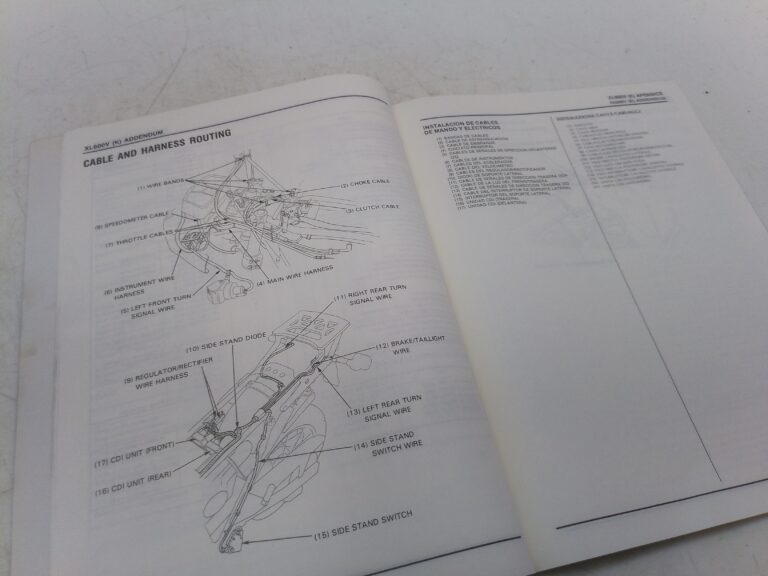 Honda XL 600 v 88 manuale d'officina supplemento 67mm930z