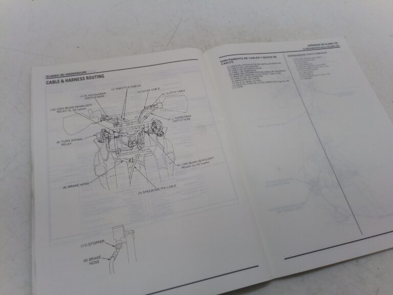 Honda XL 600 v 93 manuale d'officina supplemento 67mm930x