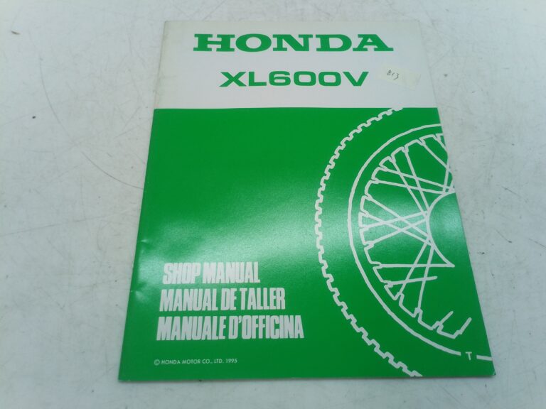 Honda XL 600 v 95 manuale d'officina supplemento 67mm930w