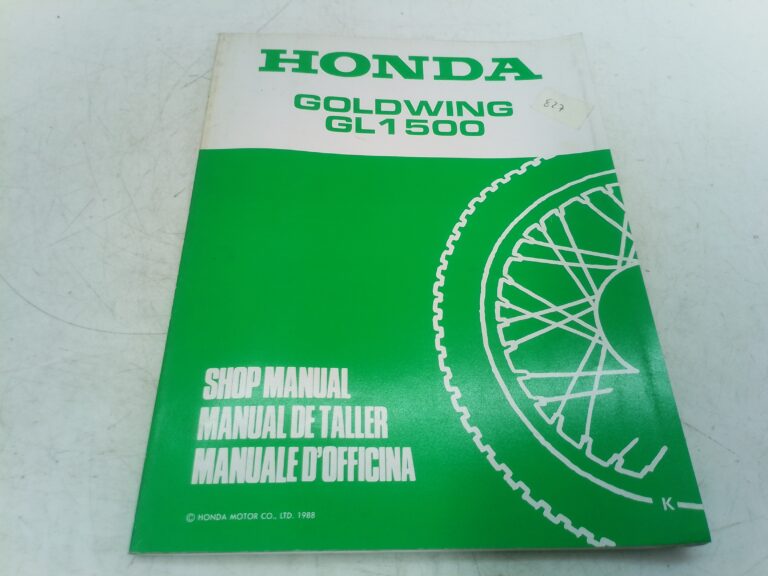 Honda goldwing GL 1500 88 manuale d'officina supplemento 67mn530z