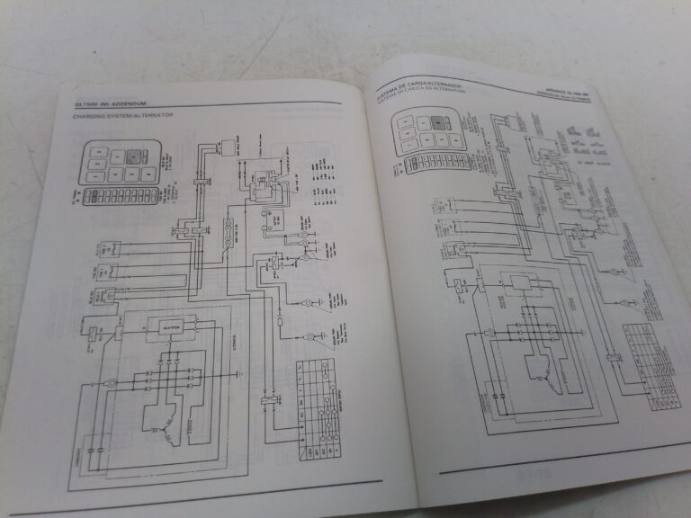 Honda goldwing GL 1500 91 manuale d'officina supplemento 67mn530x