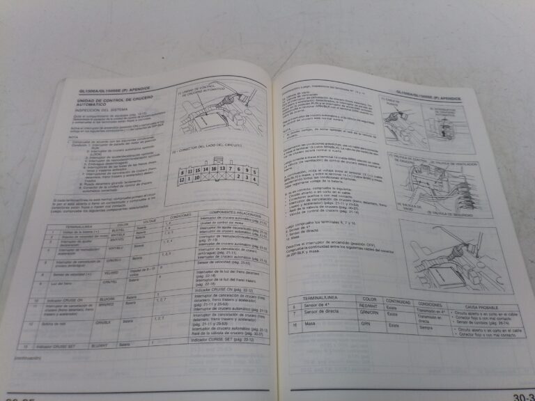 Honda goldwing GL 1500 a se 93 manuale d'officina supplemento 67mn530u