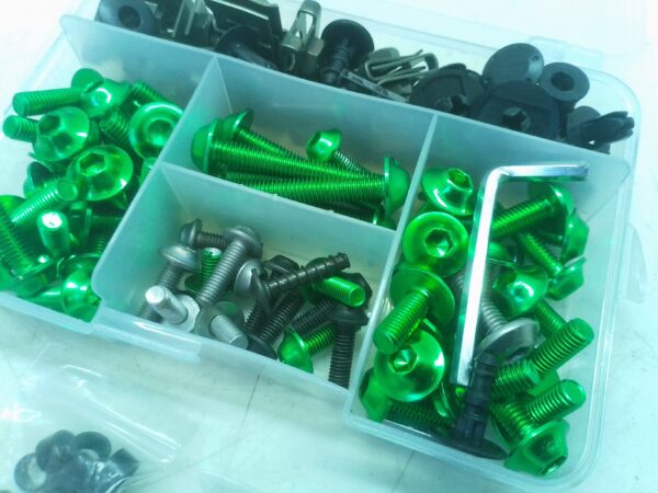 Kawasaki kit viti ergal boccole clips carene